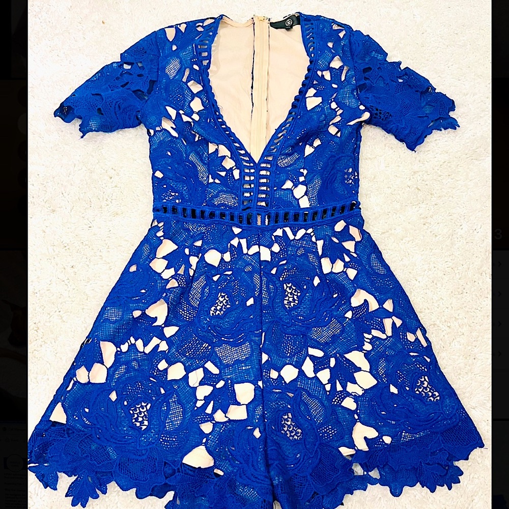 Missguided Lace Romper sz 2